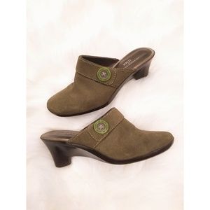 Anne Klein iflex slip on clog mules